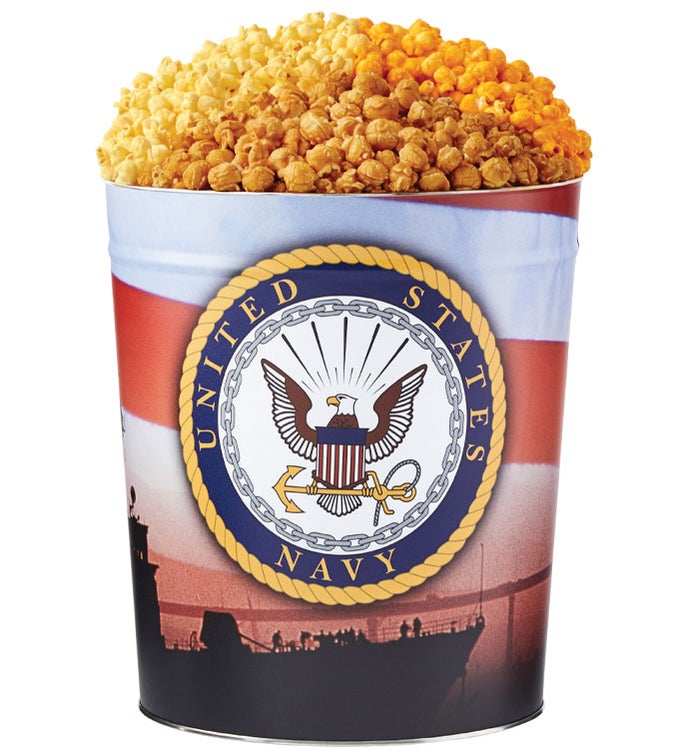 US Navy Popcorn Tin